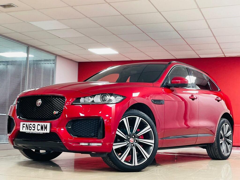 Jaguar F-Pace Suv 3.0 D300 V6 S Awd Euro 6 Ss 2019 FN69CWM Red #2