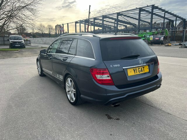 Mercedes-Benz C Class 2013 1.6 C180 Blueefficiency Amg Sport Plus G-tron OU13OAL Grey #5