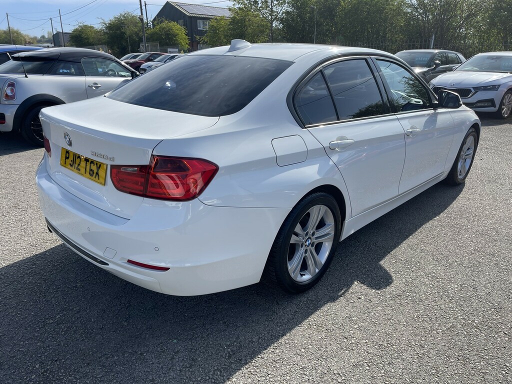 BMW 3 Series 2.0 320D Sport Saloon PJ12TGX White #3