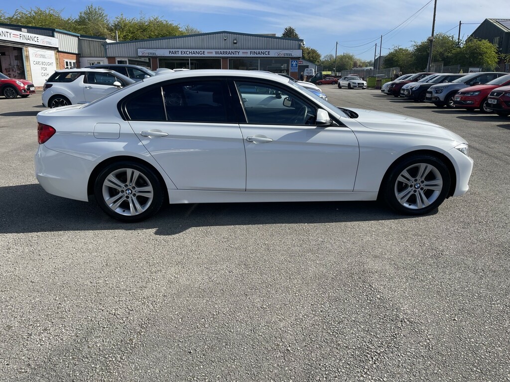 BMW 3 Series 2.0 320D Sport Saloon PJ12TGX White #2