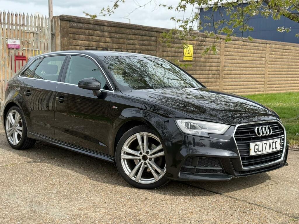 Audi A3 2.0 Tdi S Line Sportback S Tronic 6Spd Euro 6 Black