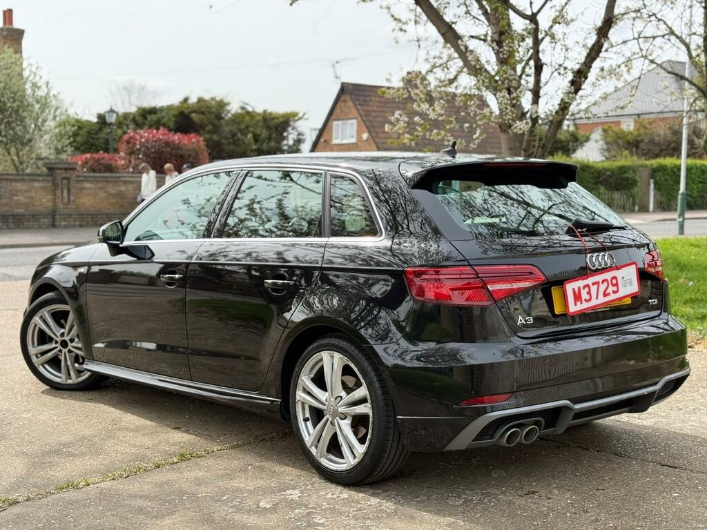 Audi A3 2.0 Tdi S Line Sportback S Tronic 6Spd Euro 6 GL17VCC Black #4