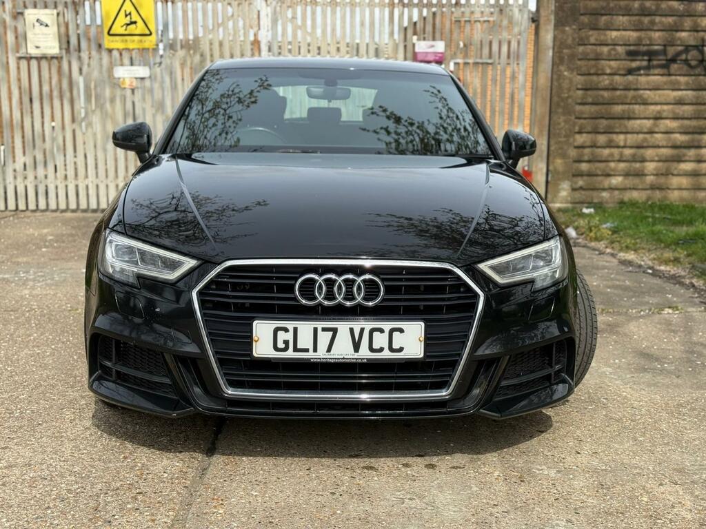 Audi A3 2.0 Tdi S Line Sportback S Tronic 6Spd Euro 6 GL17VCC Black #2
