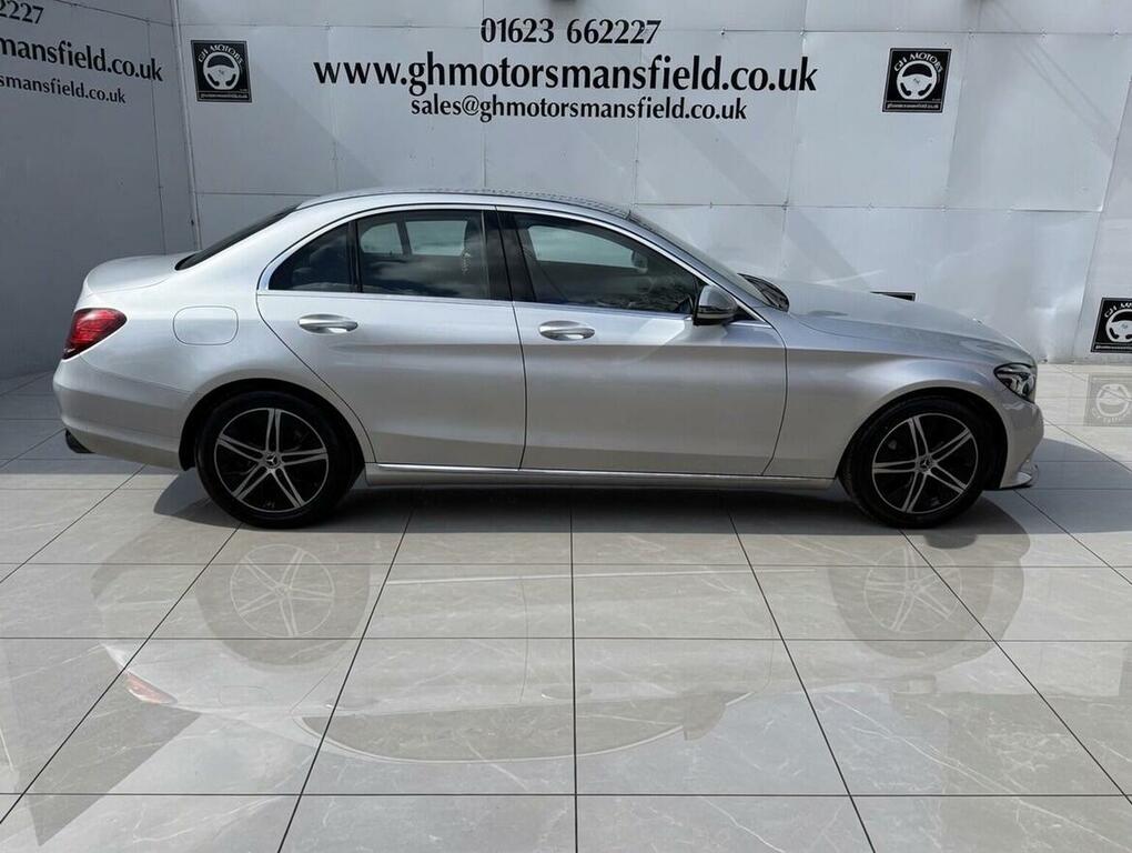 Mercedes-Benz C Class Saloon 2.0 C220d Sport Premium G-tronic Euro 6 GJ19XJK Silver #2