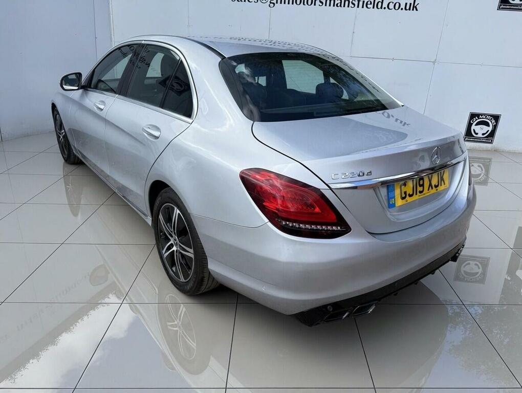 Mercedes-Benz C Class Saloon 2.0 C220d Sport Premium G-tronic Euro 6 GJ19XJK Silver #4
