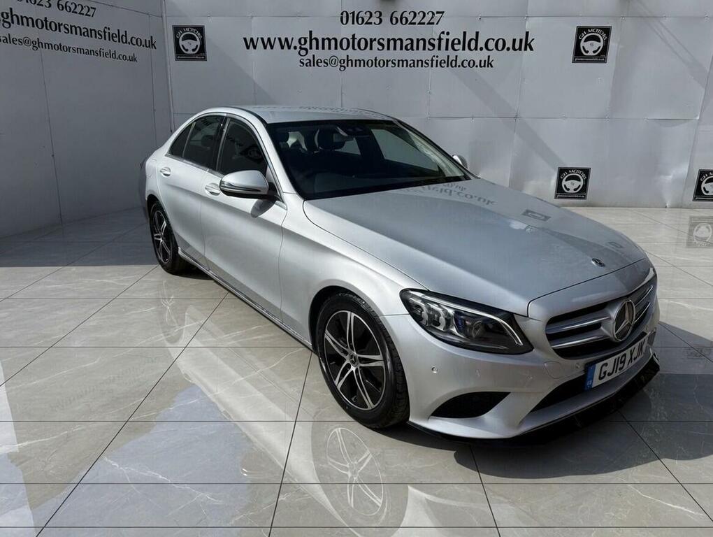 Mercedes-Benz C Class Saloon 2.0 C220d Sport Premium G-tronic Euro 6 Silver