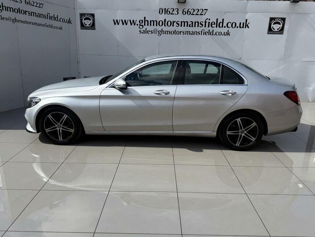 Mercedes-Benz C Class Saloon 2.0 C220d Sport Premium G-tronic Euro 6 GJ19XJK Silver #3