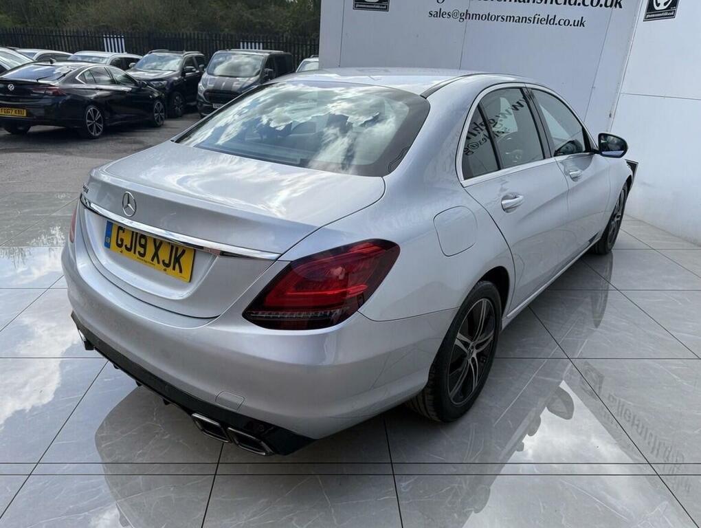 Mercedes-Benz C Class Saloon 2.0 C220d Sport Premium G-tronic Euro 6 GJ19XJK Silver #6