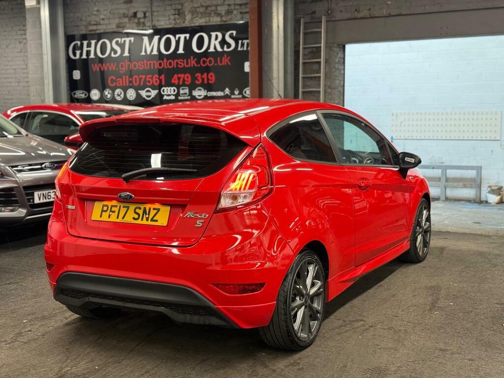 Ford Fiesta 1.0T Ecoboost St-line Euro 6 S S PF17SNZ Red #4