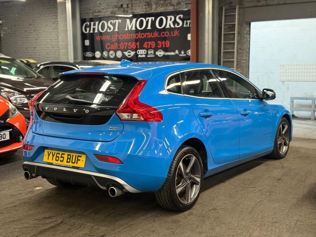 Volvo V40 2.0 D2 R-design Euro 6 S S YY65BUF Blue #4