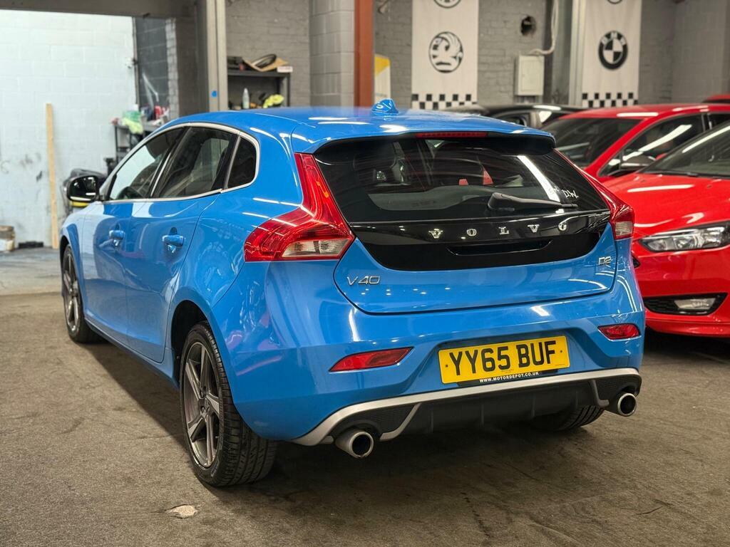 Volvo V40 2.0 D2 R-design Euro 6 S S YY65BUF Blue #6