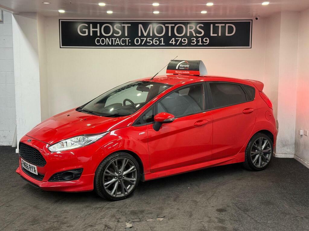 Ford Fiesta 1.0T Ecoboost St-line Euro 6 S S Red