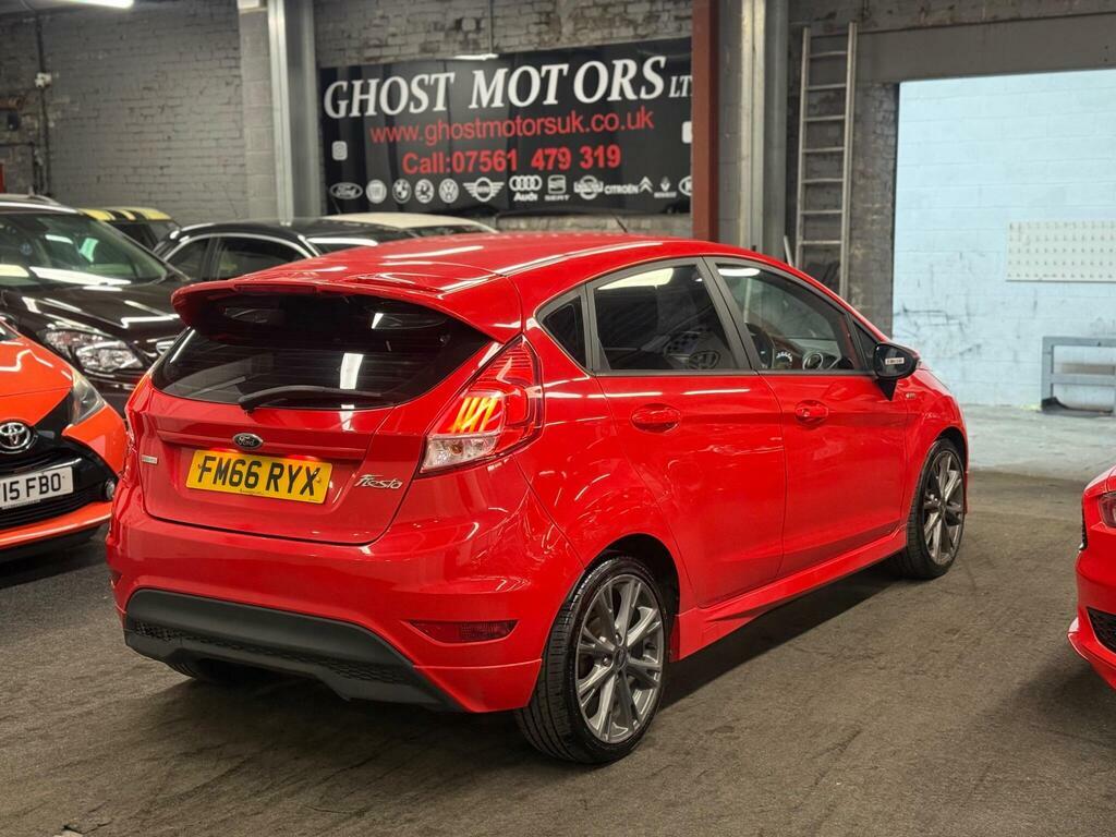 Ford Fiesta 1.0T Ecoboost St-line Euro 6 S S FM66RYX Red #4