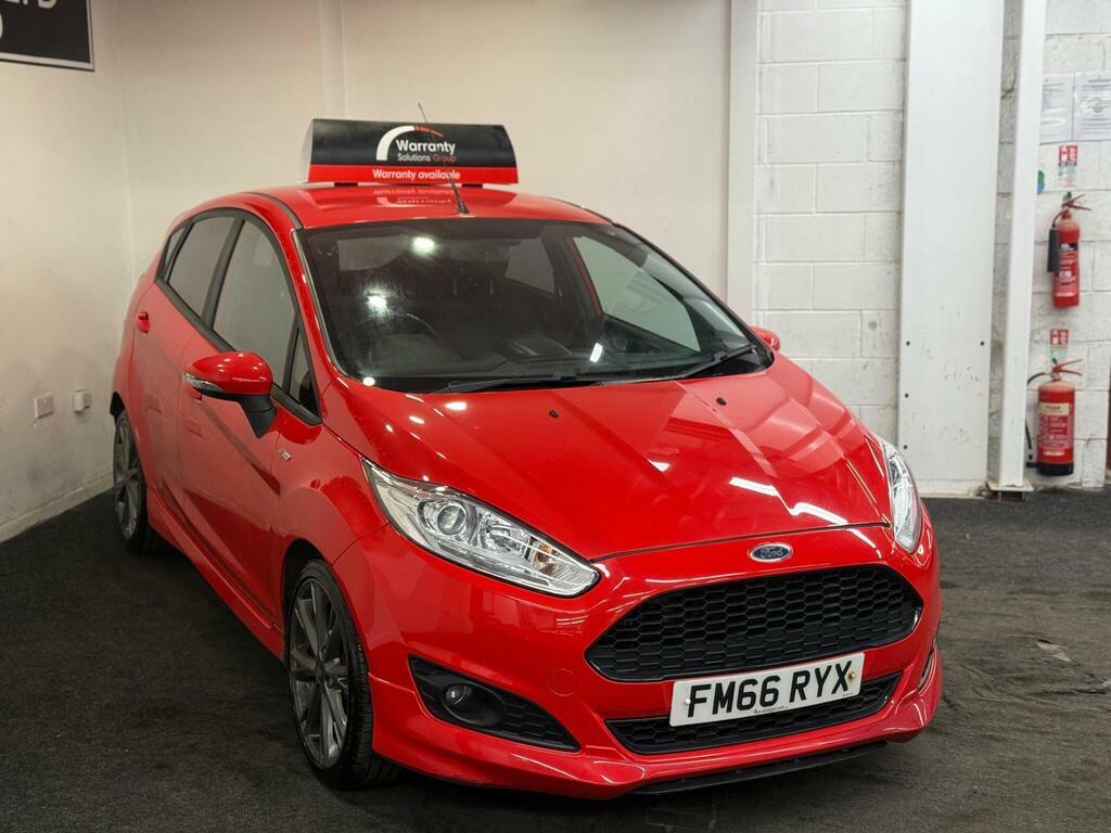 Ford Fiesta 1.0T Ecoboost St-line Euro 6 S S FM66RYX Red #3