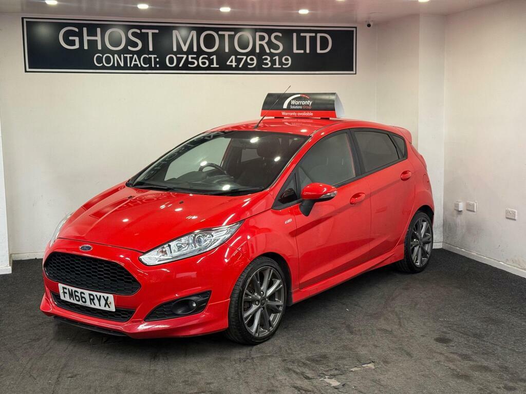 Ford Fiesta 1.0T Ecoboost St-line Euro 6 S S FM66RYX Red #2