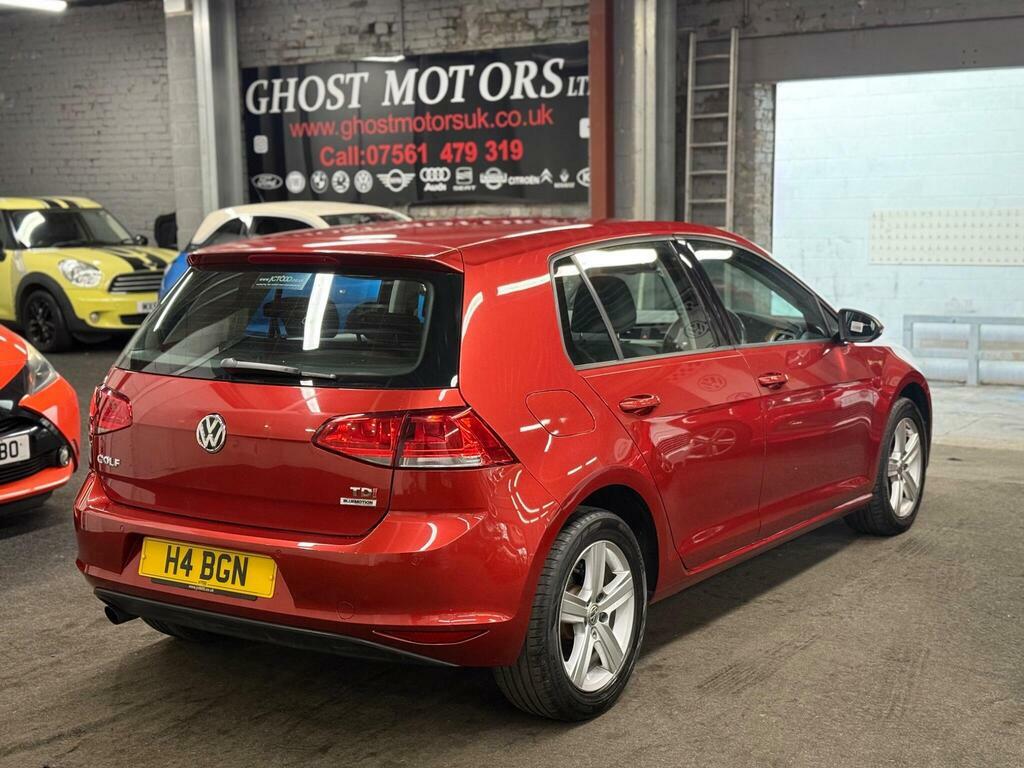 Volkswagen Golf 1.6 Tdi Bluemotion Tech Match Dsg Euro 5 S S Red #6