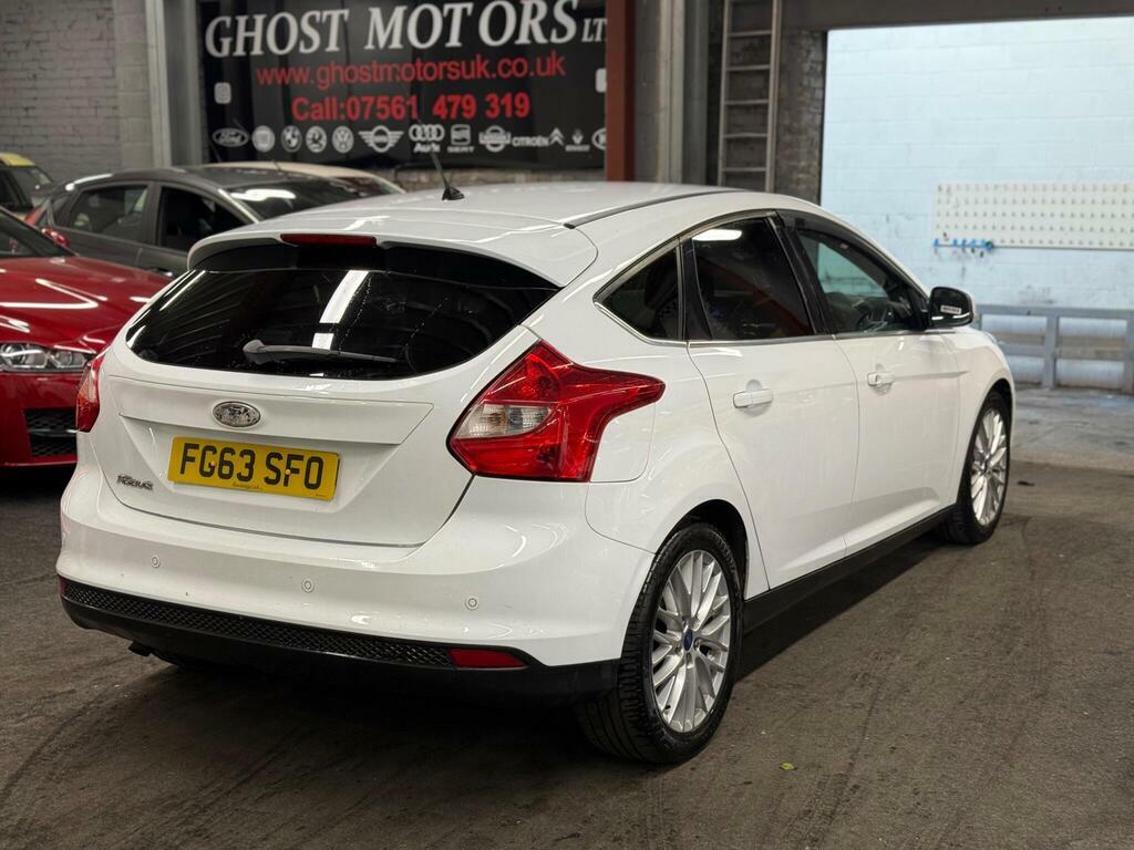 Ford Focus 1.6 Tdci Zetec Euro 5 S S FG63SFO White #4