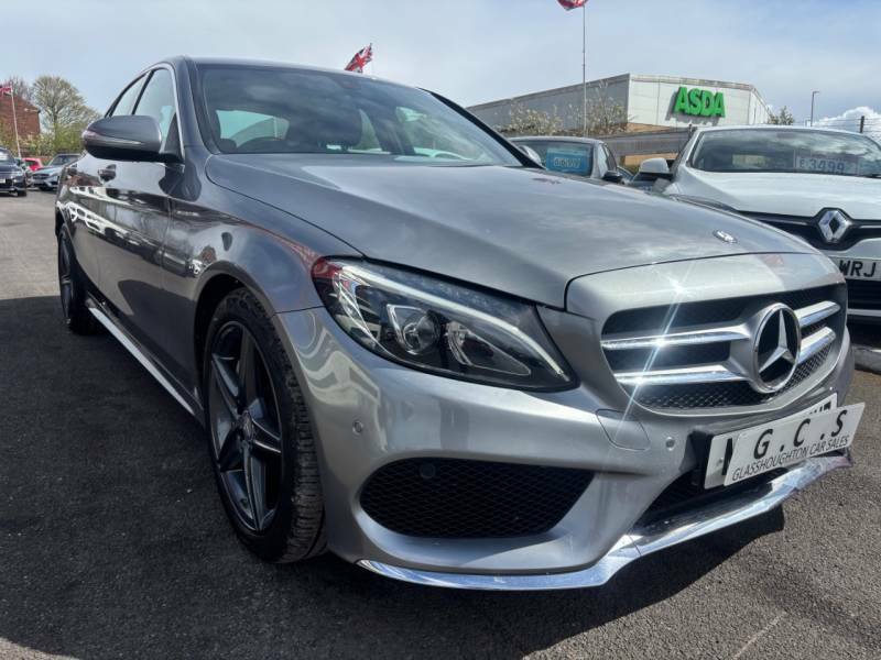 Mercedes-Benz C Class C250 Bluetec Amg Line -11 Services- 2014 ML64NKZ Silver #2