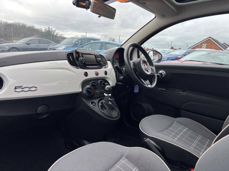 Fiat 500 1.2 Lounge - 2018 68 YN68JVU White #3