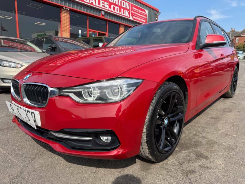 BMW 3 Series 318D Sport Full Bmw Service History - 2018 18 Red