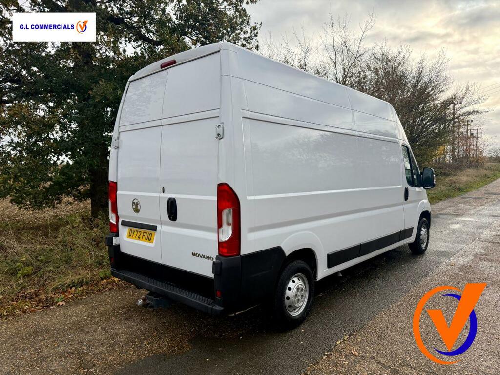 Vauxhall Movano 2.2 Cdti 3500 Biturbo Dynamic Panel Van White #4