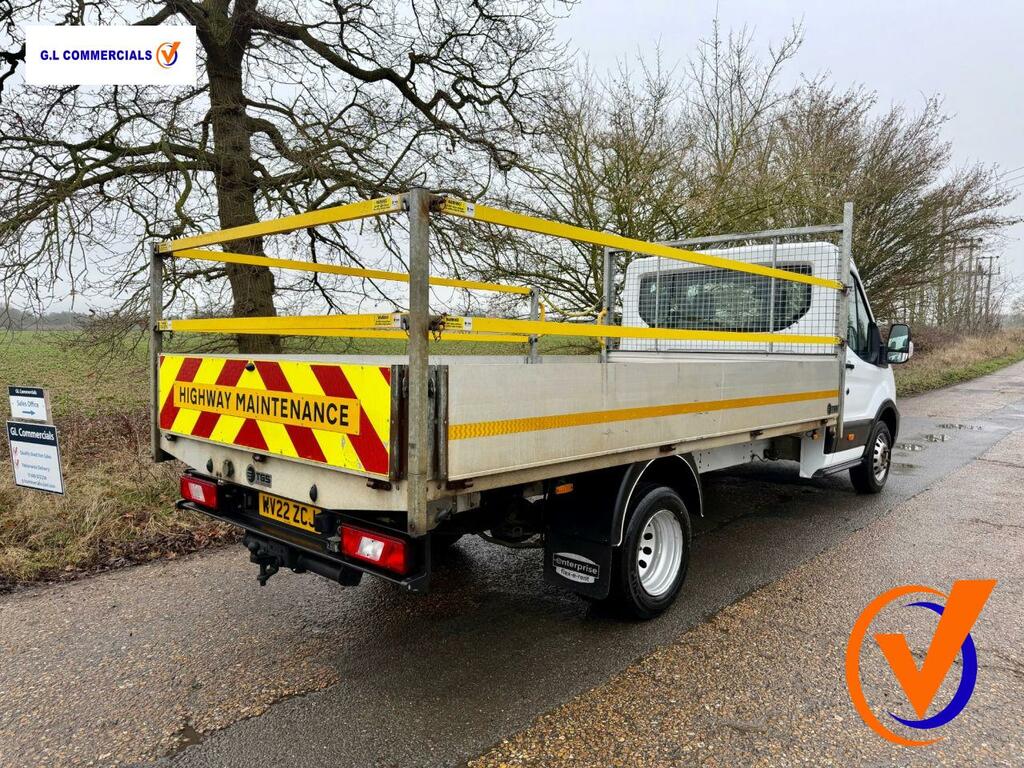 Ford Transit Custom 2.0 Leader Dropside Lcv 2019 - WV22ZCJ White #3