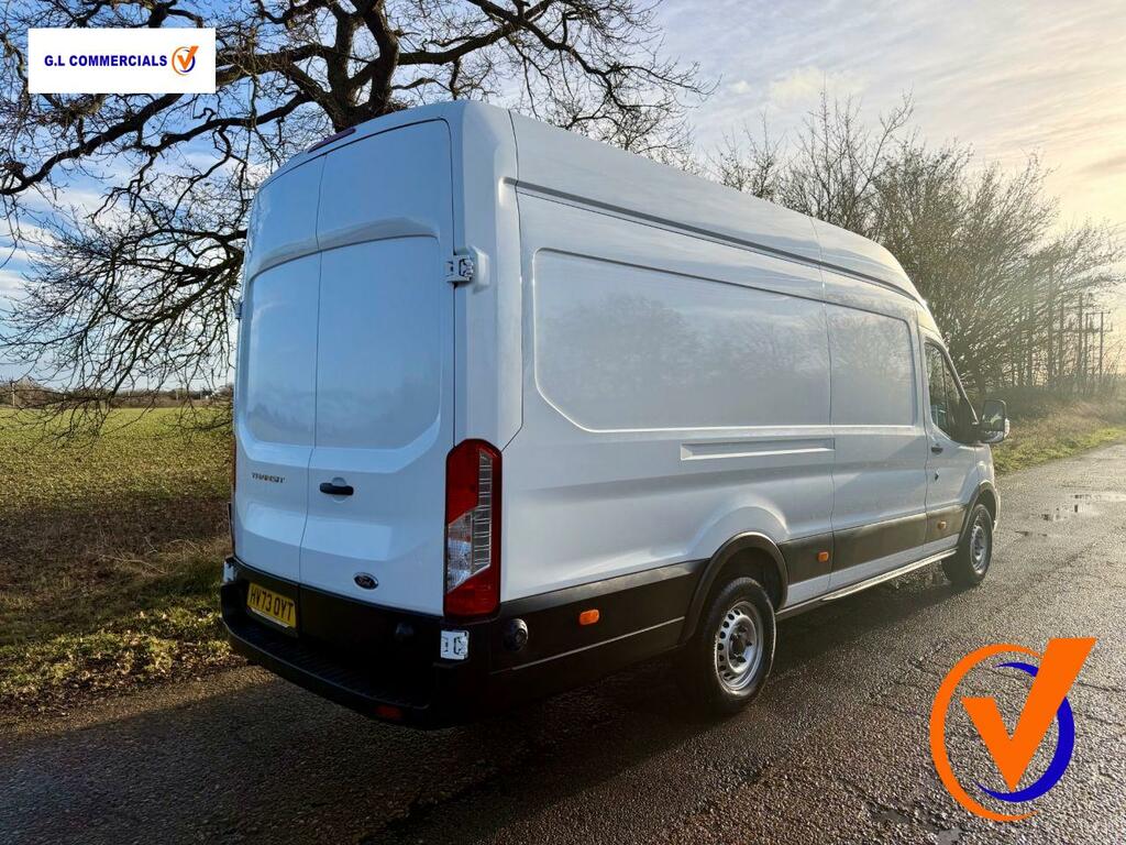 Ford Transit Custom 2.0 350 Ecoblue Hd Leader Panel Van Man HV73OYT White #3