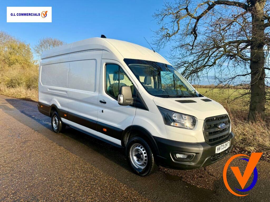 Ford Transit Custom 2.0 350 Ecoblue Hd Leader Panel Van Man HV73OYT White #4