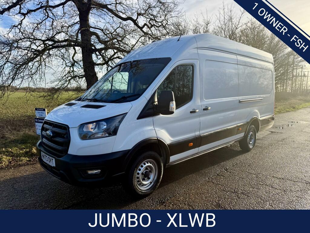 Ford Transit Custom 2.0 350 Ecoblue Hd Leader Panel Van Man HV73OYT White