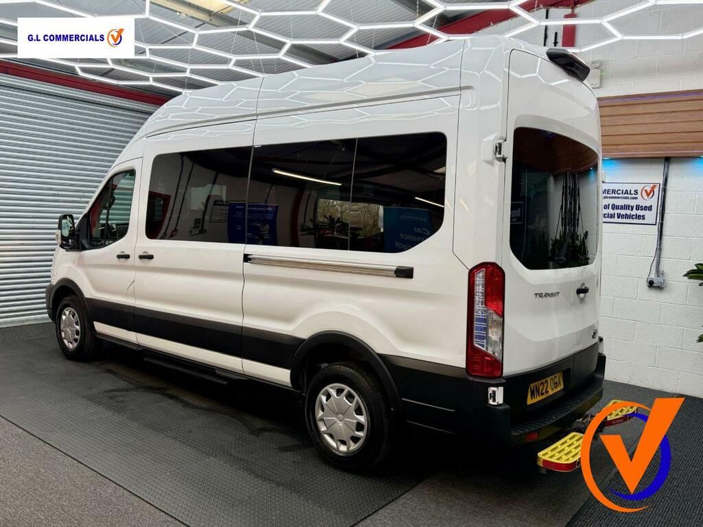 Ford Transit Custom 2.0 410 Ecoblue Trend Minibus Double Cab Diese WN22OGA White #2