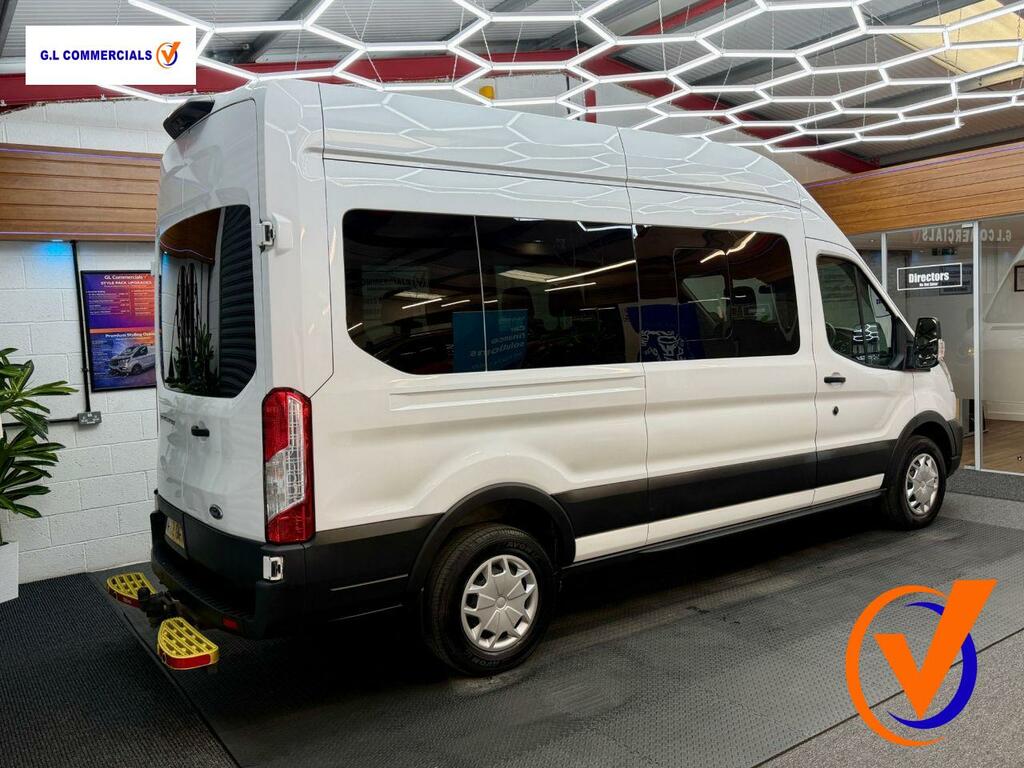Ford Transit Custom 2.0 410 Ecoblue Trend Minibus Double Cab Diese WN22OGA White #3