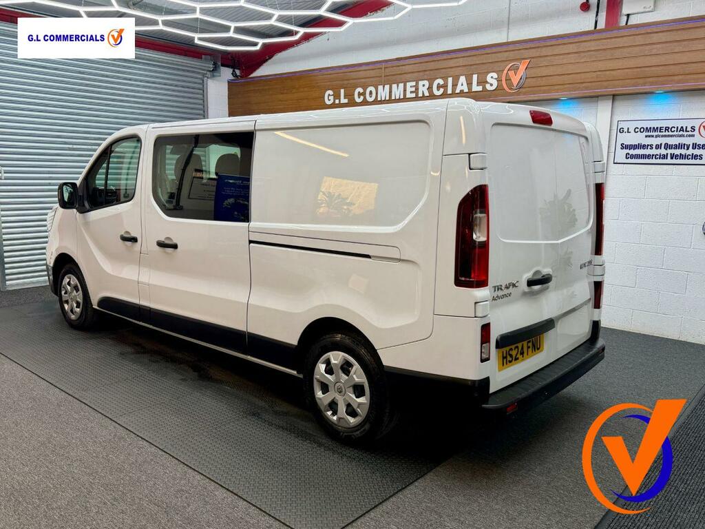 Renault Trafic 2.0 Dci Blue Ll30 Advance Crew Van Double Cab 6Dr HS24FNU White #4