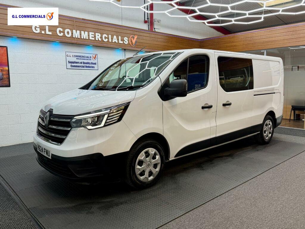 Renault Trafic 2.0 Dci Blue Ll30 Advance Crew Van Double Cab 6Dr White
