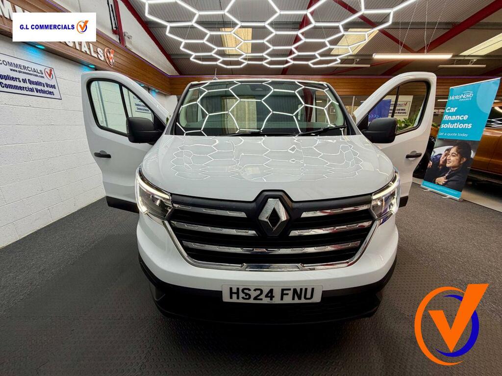 Renault Trafic 2.0 Dci Blue Ll30 Advance Crew Van Double Cab 6Dr HS24FNU White #3