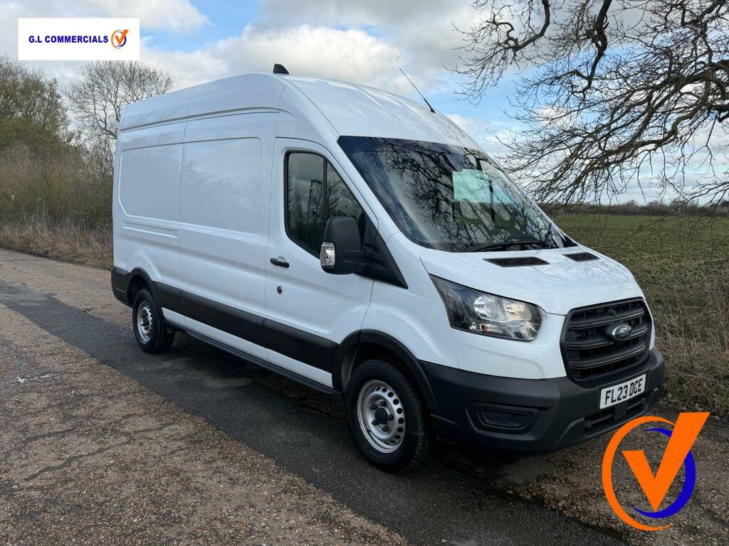 Ford Transit Custom 2.0 350 Ecoblue Leader Panel Van FL23DCE White #3