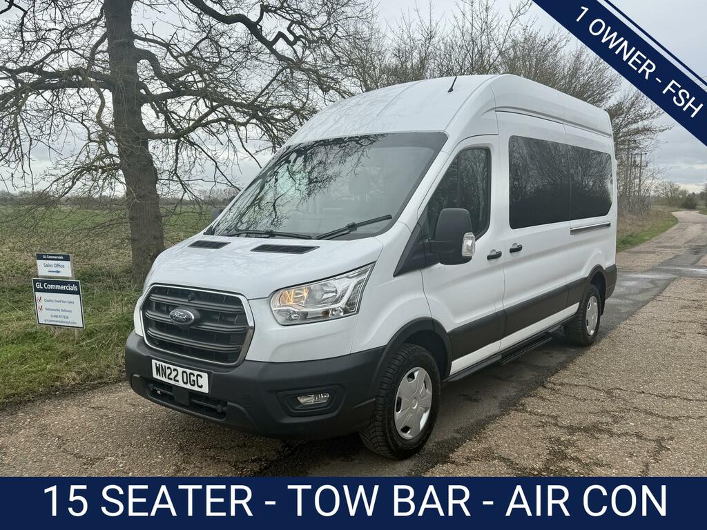 Ford Transit Custom 2.0 410 Ecoblue Trend Minibus Double Cab Diese White