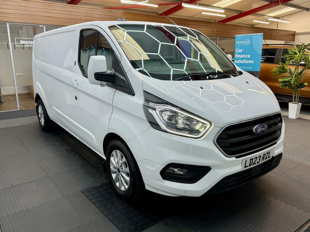 Ford Transit Custom 2.0 300 Ecoblue Limited Panel Van Manua LD23RZL White #6
