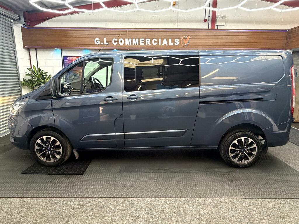 Ford Transit Custom 2.0 320 Ecoblue Limited Crew Van Double Cab Di YS21OYP Blue #2