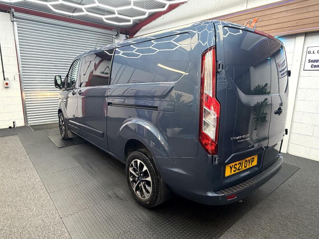 Ford Transit Custom 2.0 320 Ecoblue Limited Crew Van Double Cab Di YS21OYP Blue #4