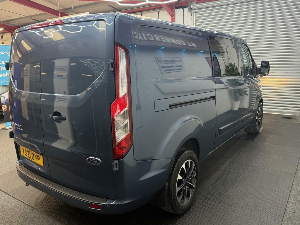 Ford Transit Custom 2.0 320 Ecoblue Limited Crew Van Double Cab Di YS21OYP Blue #3