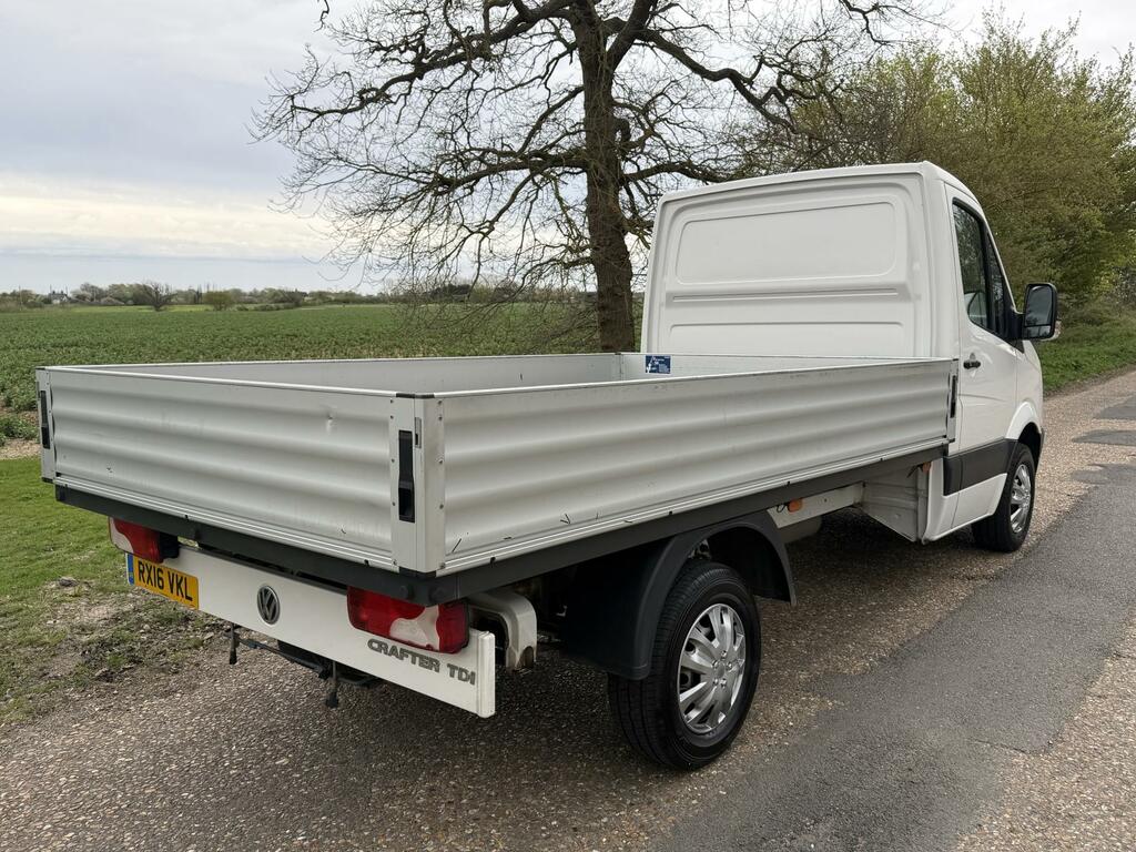 Volkswagen Crafter 2.0 Tdi Bluemotion Tech Cr35dropside Chassis Cab RX16VKL White #3