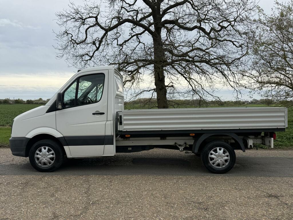 Volkswagen Crafter 2.0 Tdi Bluemotion Tech Cr35dropside Chassis Cab RX16VKL White #4
