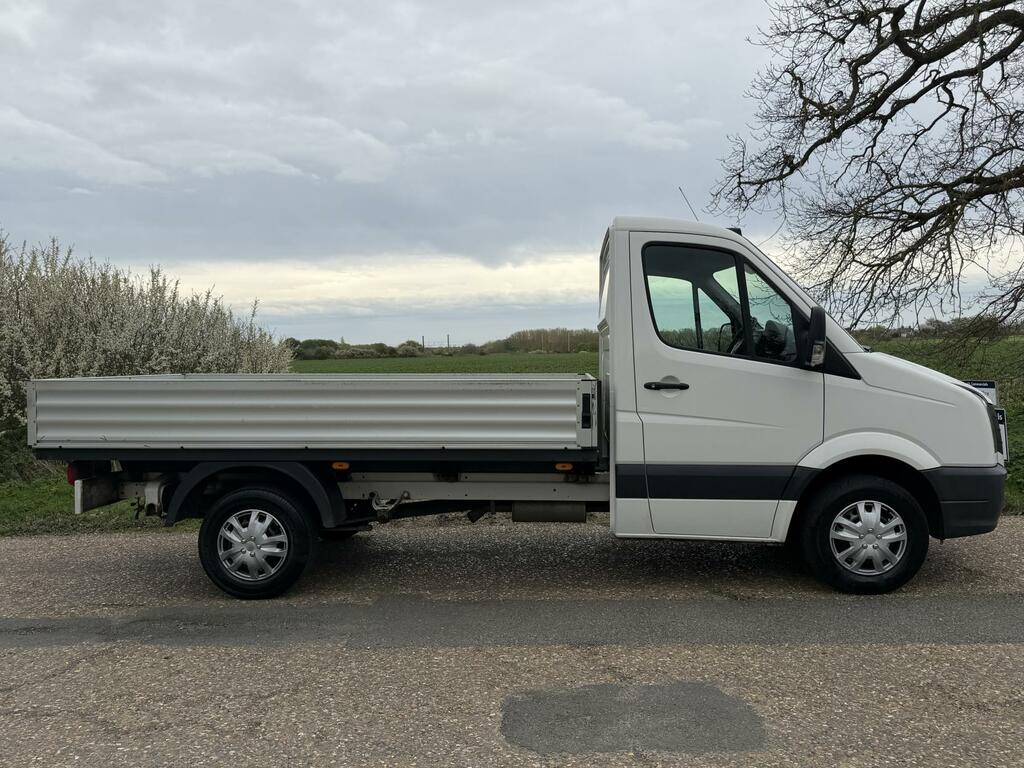 Volkswagen Crafter 2.0 Tdi Bluemotion Tech Cr35dropside Chassis Cab RX16VKL White #5