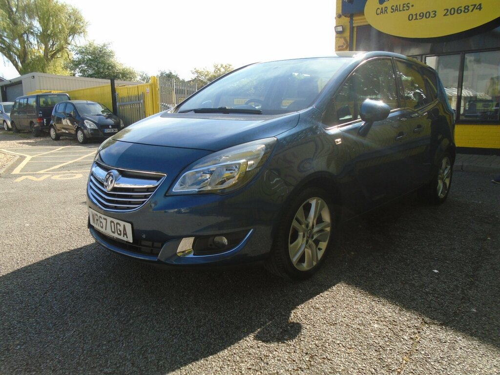 Vauxhall Meriva 1.4I Tech Line Mpv Euro 6 100 P WR67OGA Blue #3