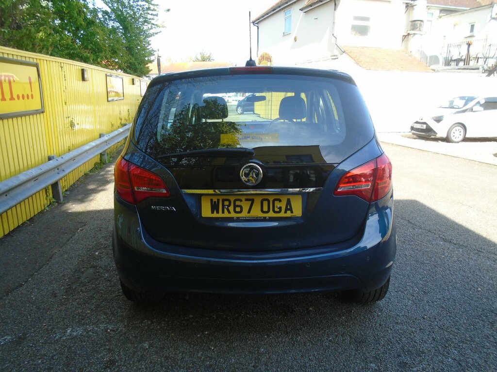 Vauxhall Meriva 1.4I Tech Line Mpv Euro 6 100 P WR67OGA Blue #4