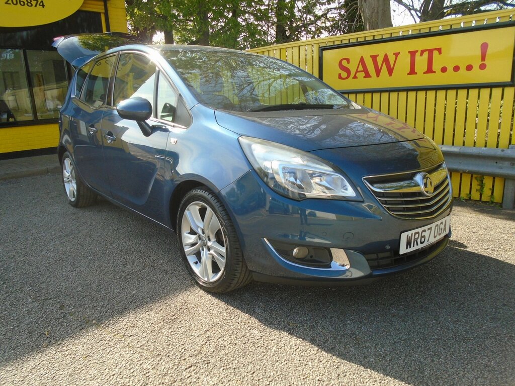 Vauxhall Meriva 1.4I Tech Line Mpv Euro 6 100 P Blue