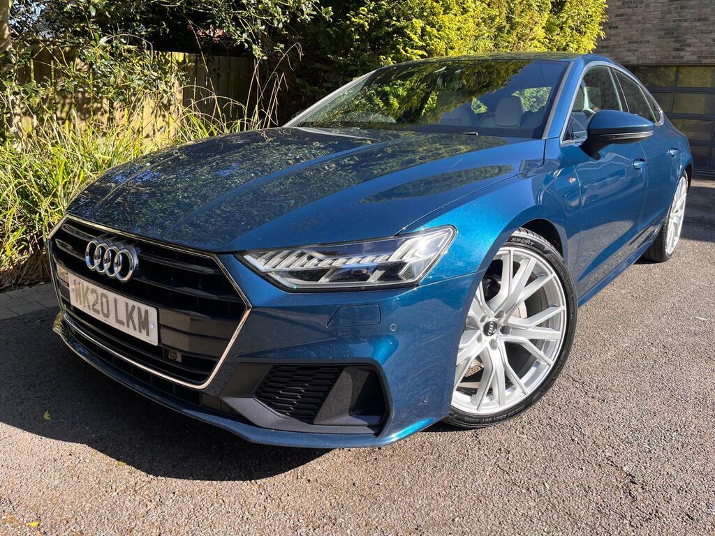 Audi A7 2.0 Tdi 40 S Line Exclusive Sportback Blue