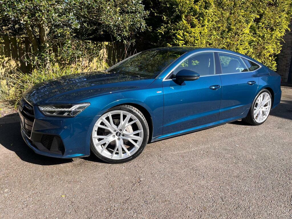 Audi A7 2.0 Tdi 40 S Line Exclusive Sportback Blue #3
