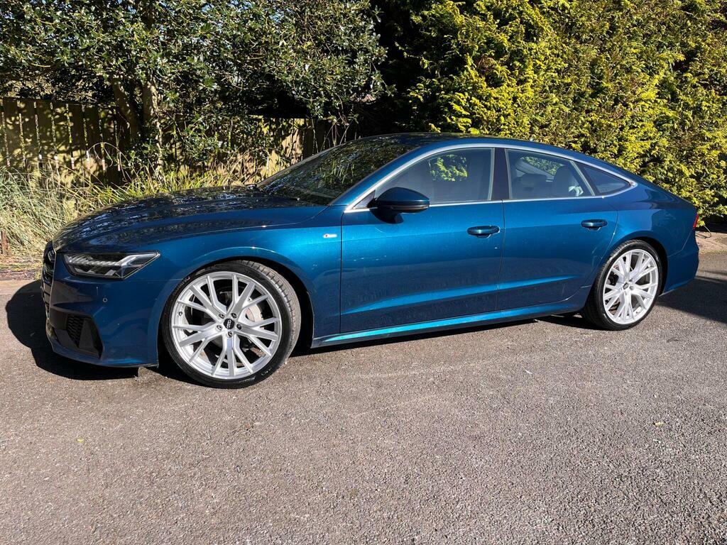 Audi A7 2.0 Tdi 40 S Line Exclusive Sportback Blue #4