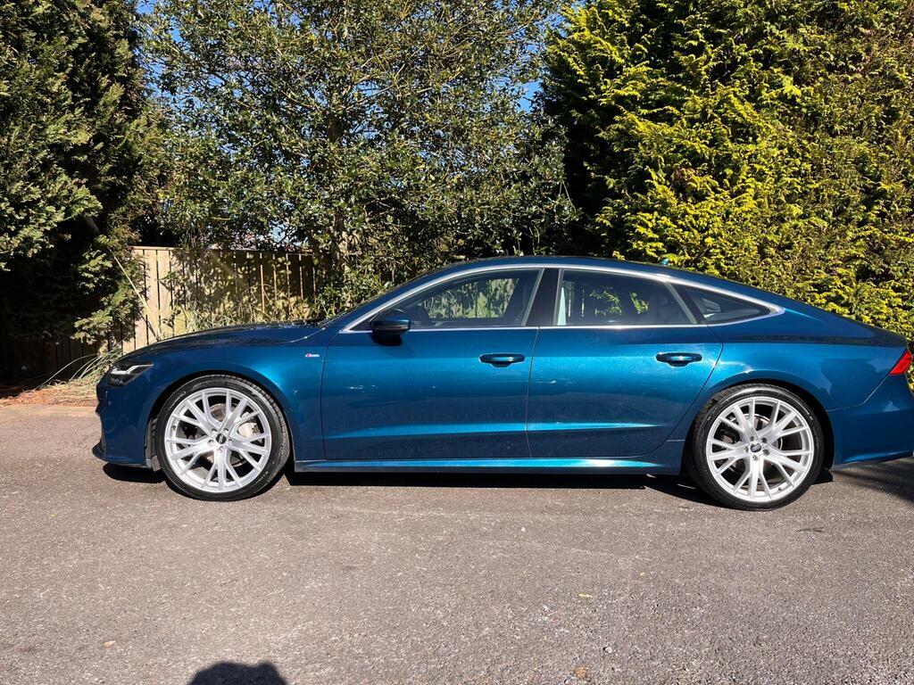 Audi A7 2.0 Tdi 40 S Line Exclusive Sportback Blue #5